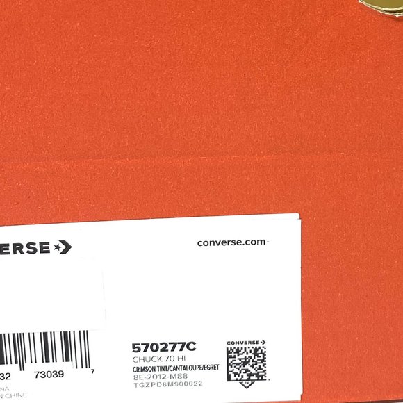 Converse Chuck 70 HI Crimson Tint High Top Shoes Women's Sneakers Canvas 570277C - Picture 8 of 9